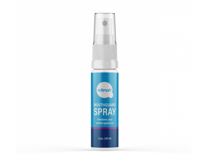zonne maximaliseren Tonen Mibrush Mouthguard Spray | Prothese en Knarsbitje Reiniger